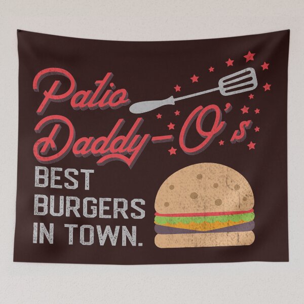 Item preview, Patio Daddy-O's: Best Burgers In Town designed and sold by SharksOnShore.