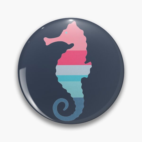 Item preview, Seahorse Showing Stripes designed and sold by SharksOnShore.