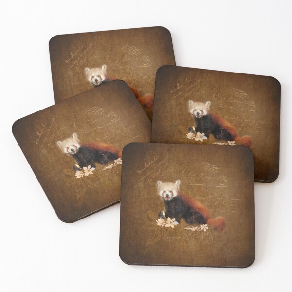 Item preview, Red panda vintage style designed and sold by LuciaS.