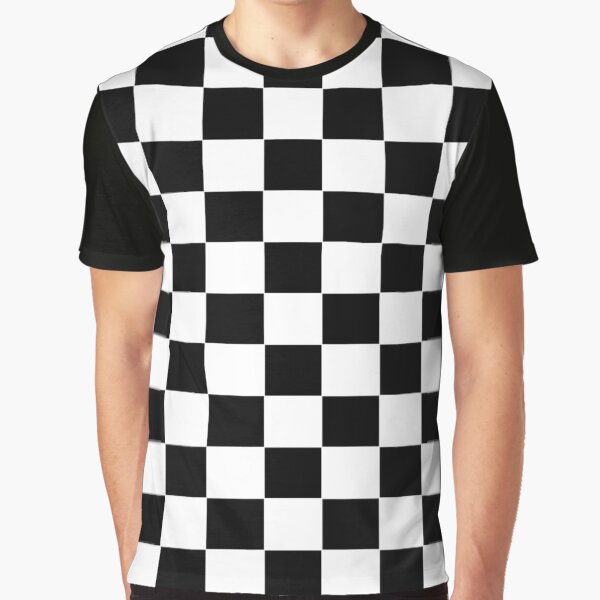 Flagge Grün Weiß Roter Mond Geschäftsbeschreibung Gnade Leisten schwarz weiß kariertes t shirt