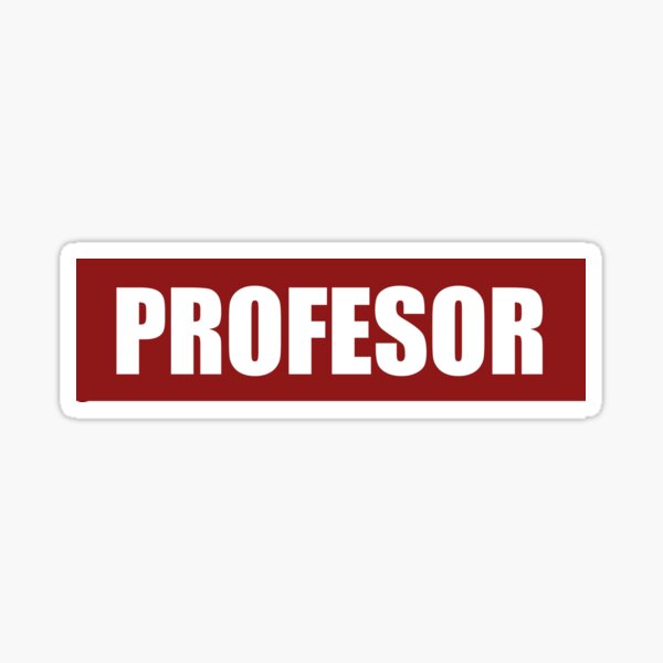 Professor LCDP Sticker