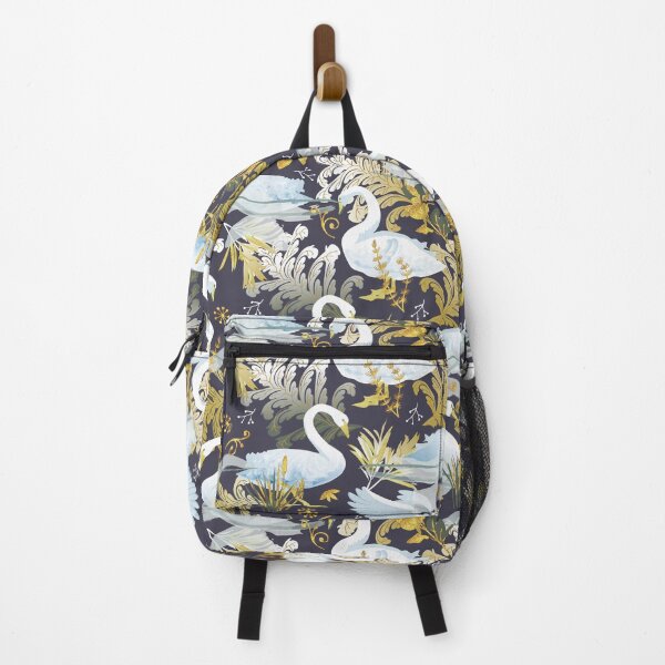 Item preview, White swans | charcoal purple designed and sold by camcreativedk.