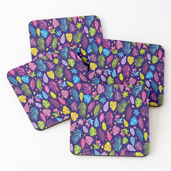 Item preview, Seamless Colorful Tropical Leaves designed and sold by noirty.