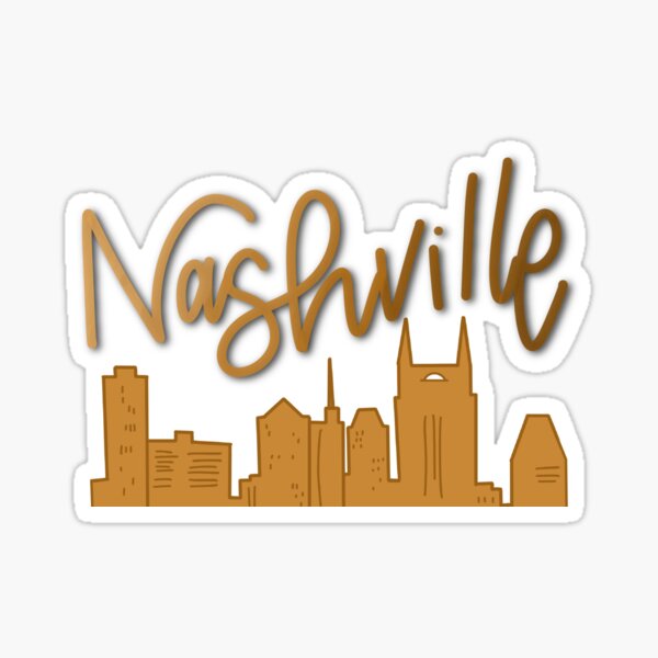 Nashville Skyline - Yellow Sticker