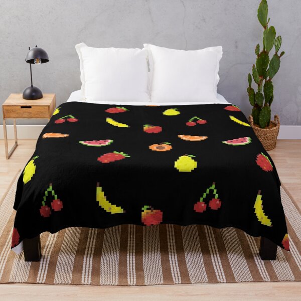 Item preview, Tutti Frutti Pixel Love -big+black background designed and sold by Hondrus.