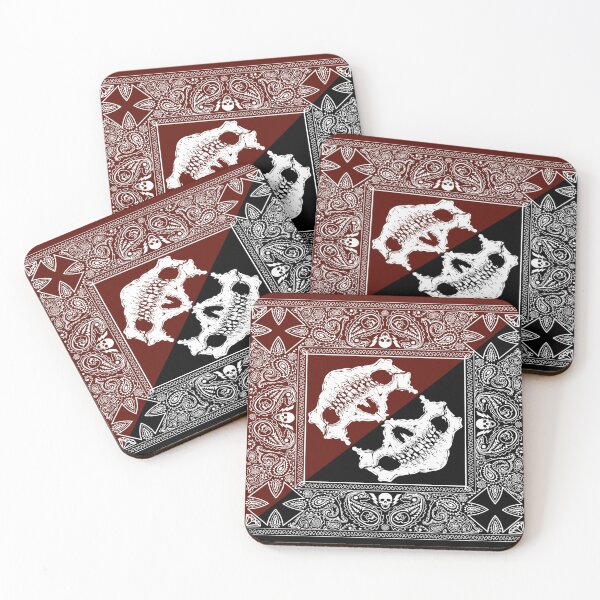Item preview, Skull Face With Design designed and sold by noirty.