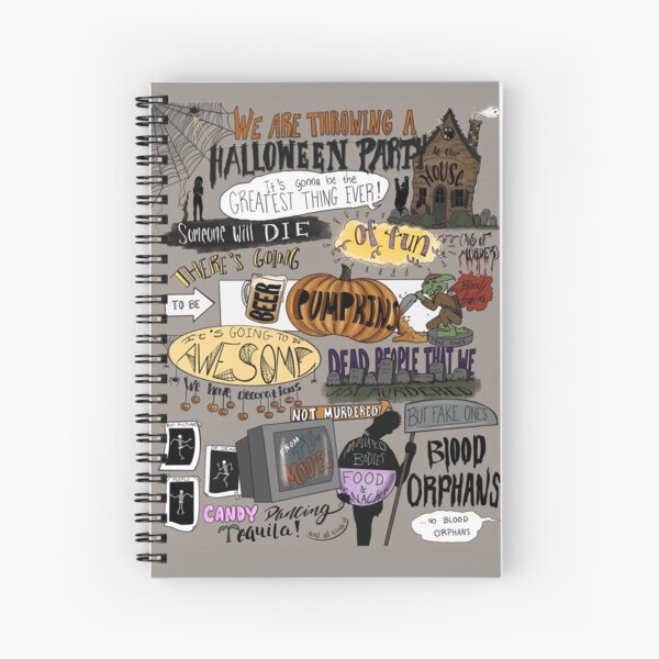 Tik Spiral Notebooks Redbubble - red eyed bloody bombo face roblox
