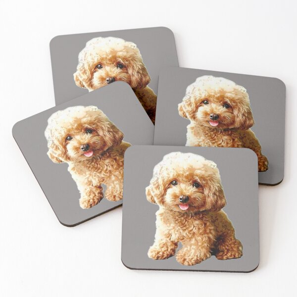 Item preview, Mini Poodle Toy Poodle Cute Puppy Dog designed and sold by ElegantCat.