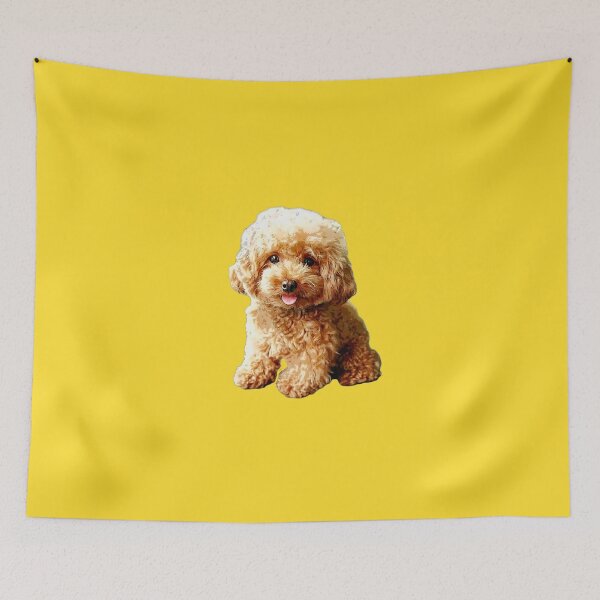 Item preview, Mini Poodle Toy Poodle Cute Puppy Dog designed and sold by ElegantCat.