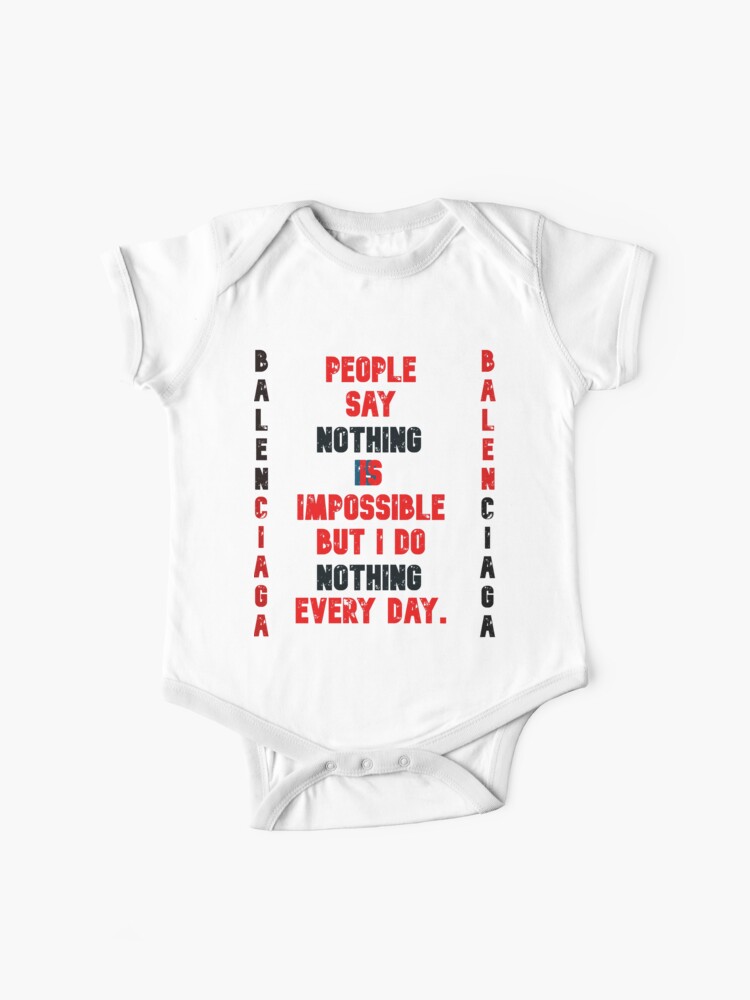 balenciaga baby onesie