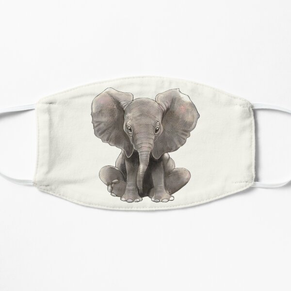 Elephant Face Masks Redbubble - roblox elephant hat