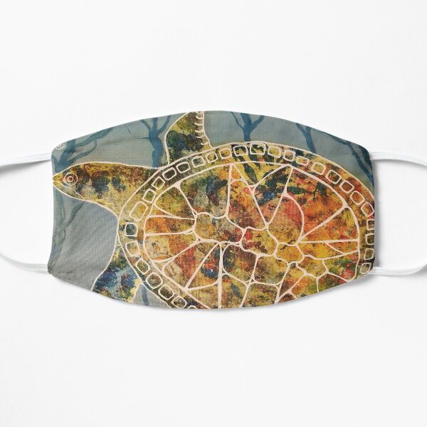 Tie Dyed Turtle Mask