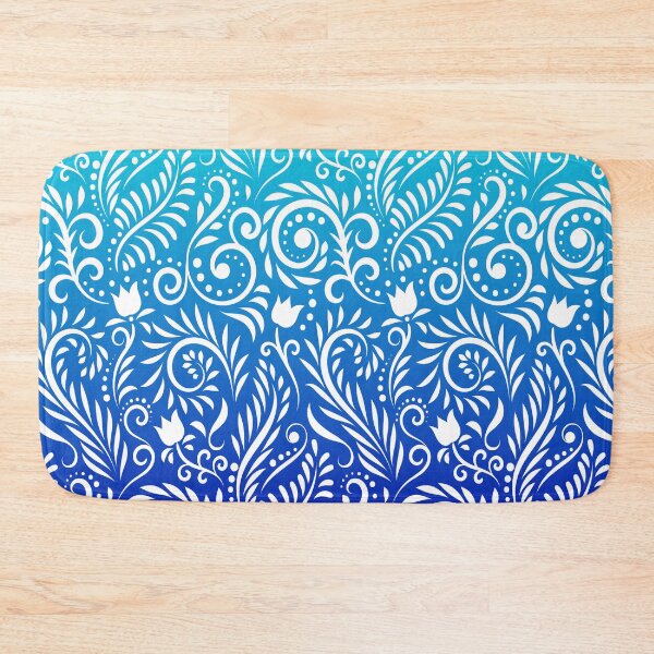 Item preview, Floral and Leaves - The Deep Sea designed and sold by CreativityRoams.
