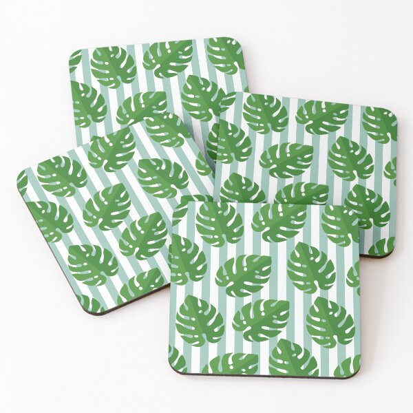 Item preview, Green Tropical Leaves designed and sold by noirty.