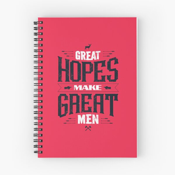 Item preview, GREAT HOPES MAKE GREAT MEN designed and sold by snevi.