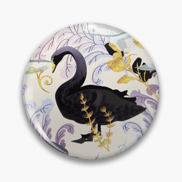 Item preview, Black swans | off white designed and sold by camcreativedk.