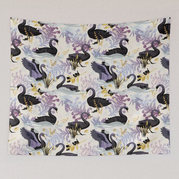 Item preview, Black swans | off white designed and sold by camcreativedk.