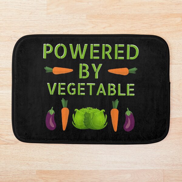 Artikelvorschau,  Kohl und Auberginen. Ein lustiges "powered by Vegetable" -Zitat für humorvolle Meme-Liebhaber. entworfen und verkauft von GR-ART.