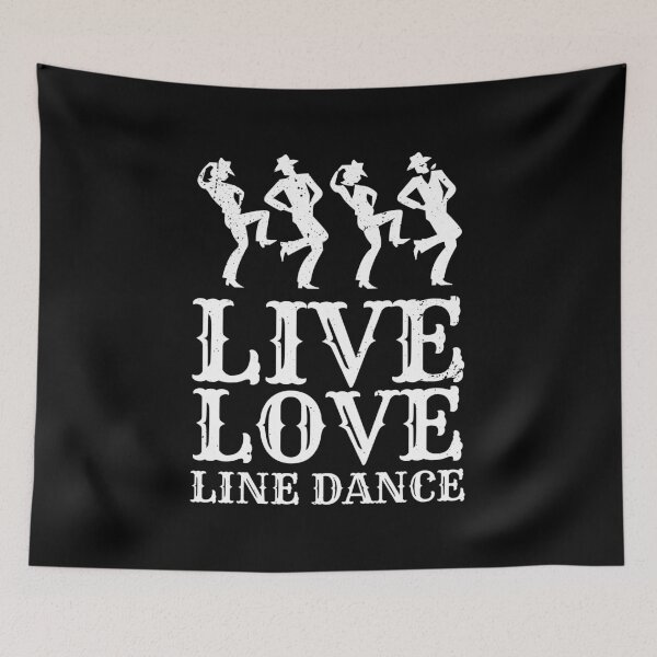 Item preview, Live Love Line Dance Dancing Dancer Country Music designed and sold by haselshirt.