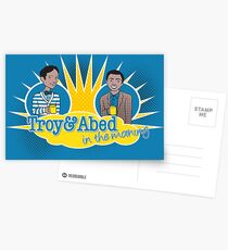 Troy and Abed in the Morning Postcards