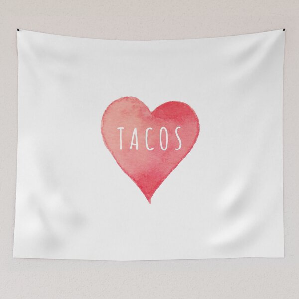 Item preview, I Love Taco Heart designed and sold by kbracey-meraki.