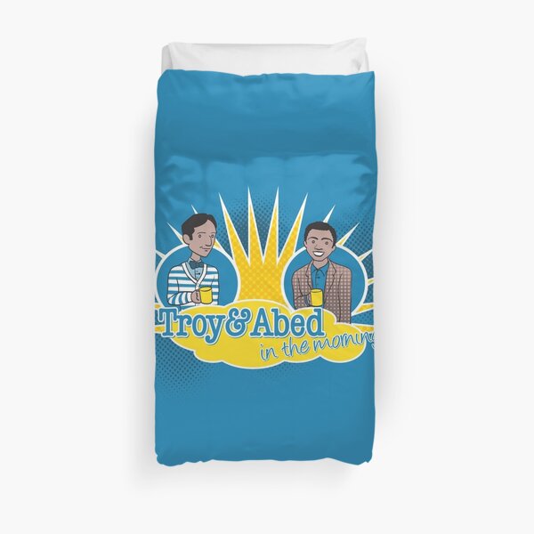 Troy and Abed in the Morning Duvet Cover