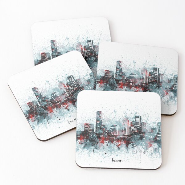 Item preview, houston skyline designed and sold by BekimART2.