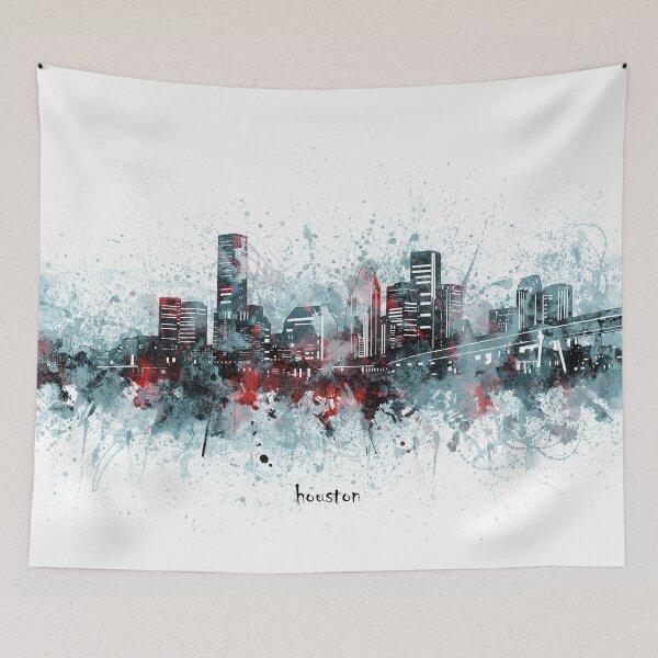 Item preview, houston skyline designed and sold by BekimART2.