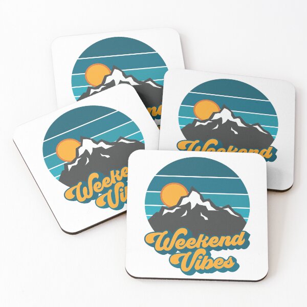 Item preview, Weekend Vibes with Mountains designed and sold by vegansintexas.