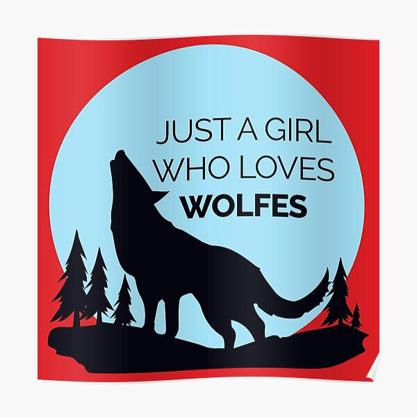 Wolf Girl Posters Redbubble - roblox werewolf tail