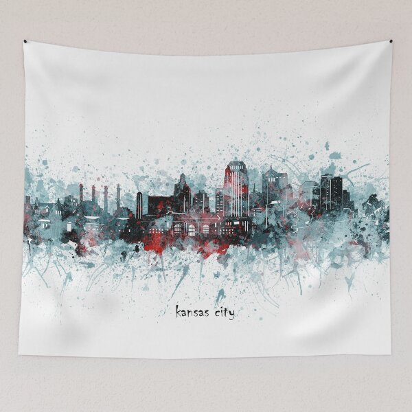 Item preview, kansas city skyline designed and sold by BekimART2.