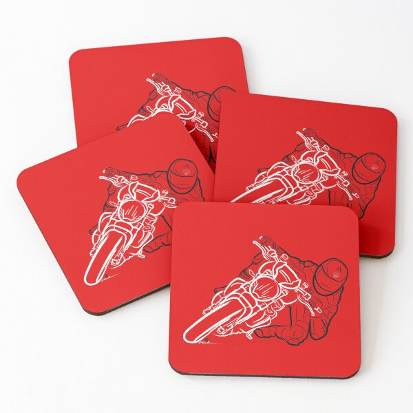 Item preview, Knee Down Monster for Monster Lovers on RED edition, for Real Biker designed and sold by etoide.