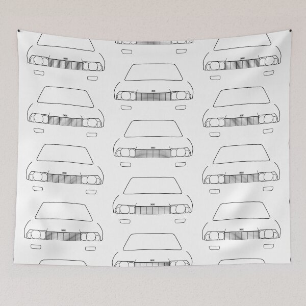Item preview, NSU Ro 80 classic car black outline graphic designed and sold by soitwouldseem.