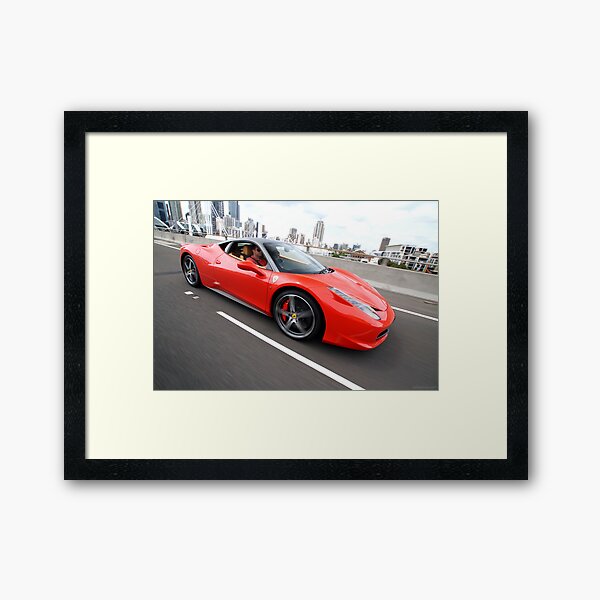 Ferrari 458 Italia Framed Art Print