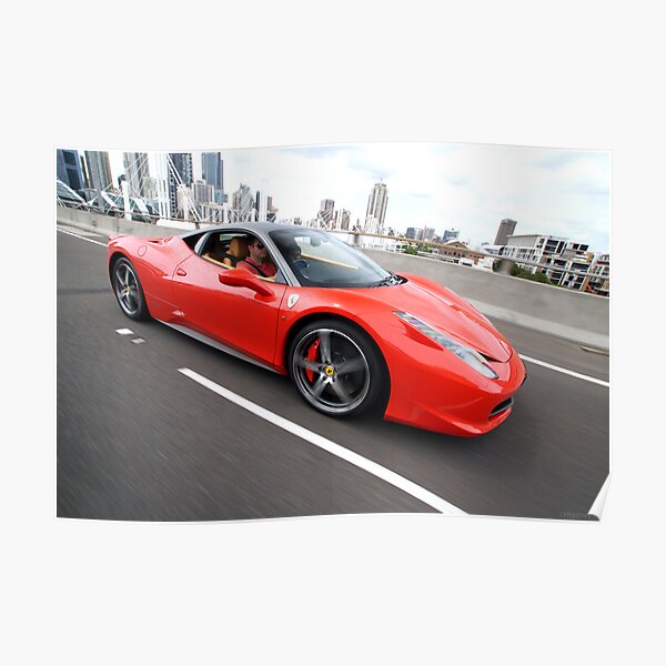 Ferrari 458 Italia Poster