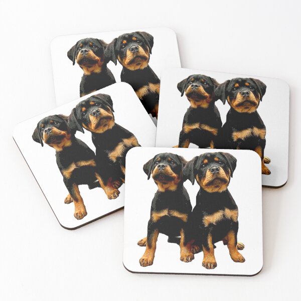 Item preview, Rottweiler Cute Puppy Dogs  designed and sold by ElegantCat.