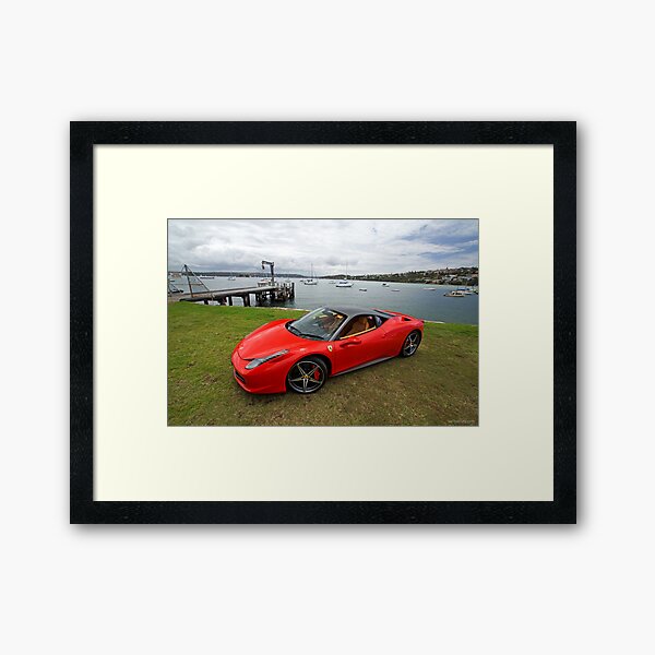 Ferrari 458 Italia Framed Art Print
