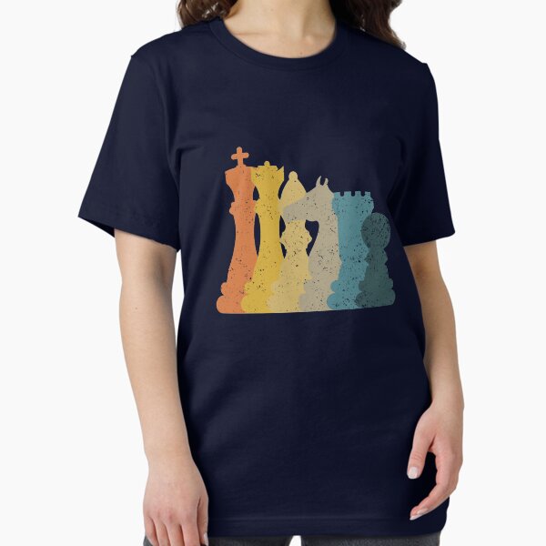Item preview, Retro Chess Pieces Chess Player Game Rook Knight King Queen Gear designed and sold by DynamicDesign.