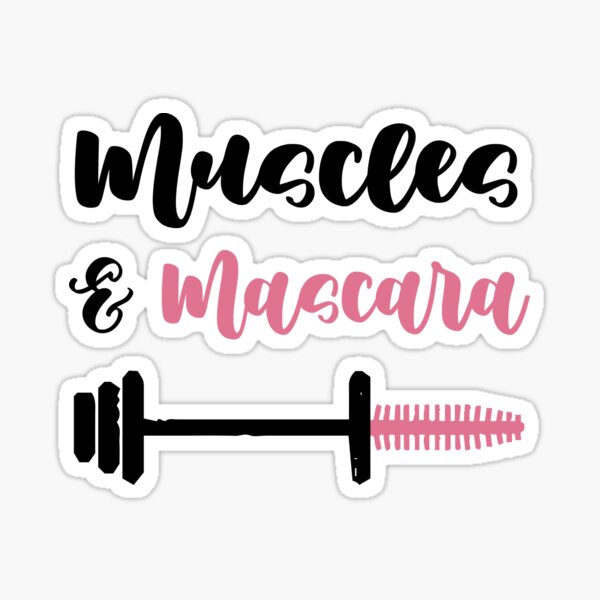 Artikel-Vorschau von Muskeln & Mascara, Workout-Geschenk für Frauen, Torshirt, designt und verkauft von Noussairox.