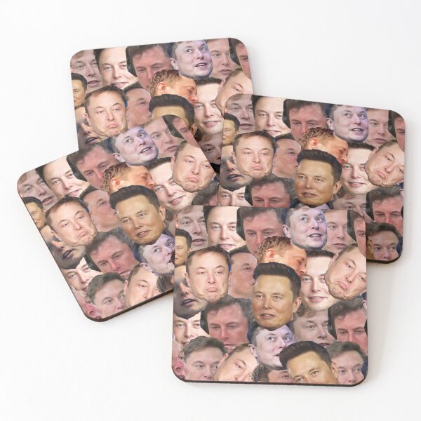 Item preview, Elon Musk Collage designed and sold by Collagio Meme.