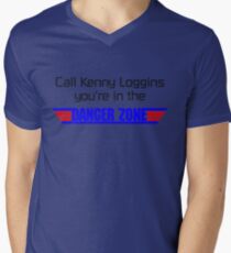 Call Kenny Loggins, You're in the DANGER ZONE Men's V-Neck T-Shirt