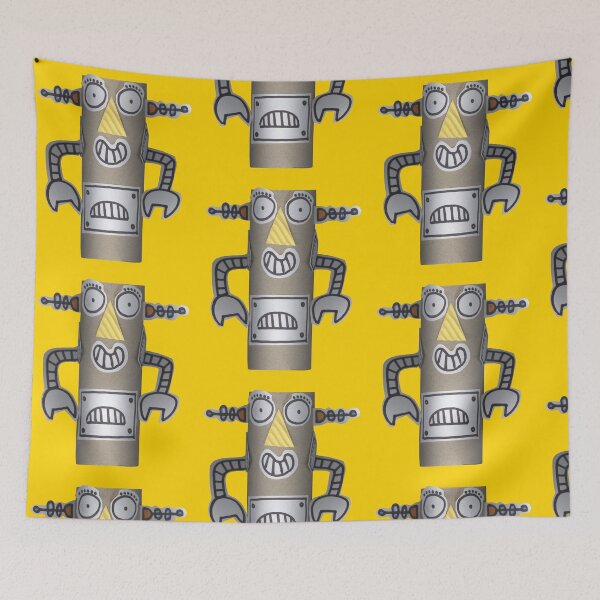 Item preview, ecological art and craft cardboard fun tube robot designed and sold by duxpavlic.
