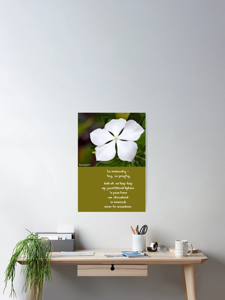 Thumbnail 2 of 3, Poster, Eenvoud designed and sold by Rina Greeff.