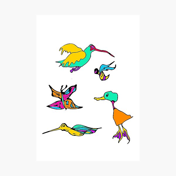 Item preview, COLLECTION OF COLOURFUL CREATURES designed and sold by SunnyB123.