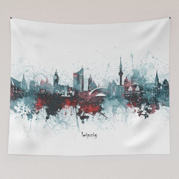 Item preview, leipzig skyline designed and sold by BekimART2.