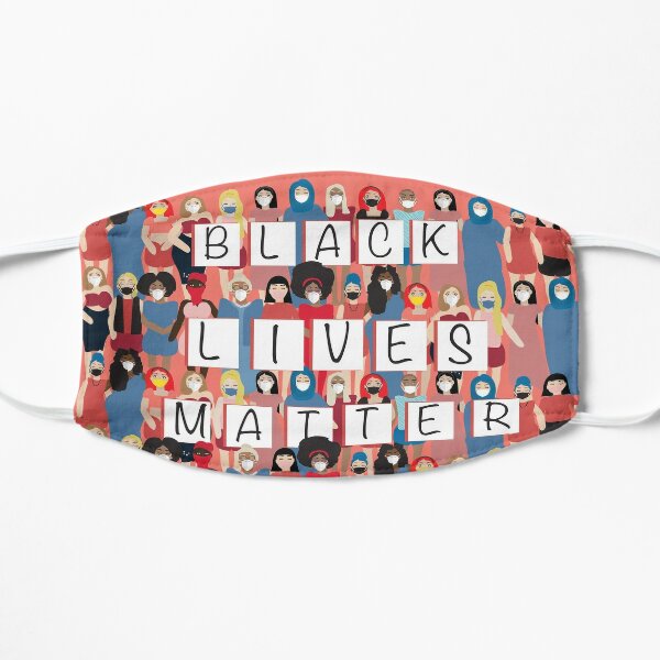 Black Lives Matter Flat Mask