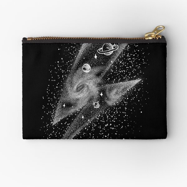 Bowie | Space Stardust | Black Reusable Facemask | Washable Face Cover | Backpack | Original Art | Macbook Pro, Pillowcase | Lightning Bolt | Rock n Roll | Bestselling Symbol Design | Stay Home Again Zipper Pouch