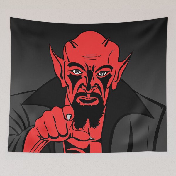 Item preview, devil pointing finger  designed and sold by Kinisis.