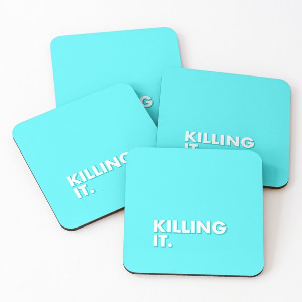 Item preview, KILLING IT in blue designed and sold by SquareClub.