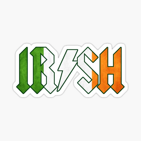 Irish - Rock On Sticker